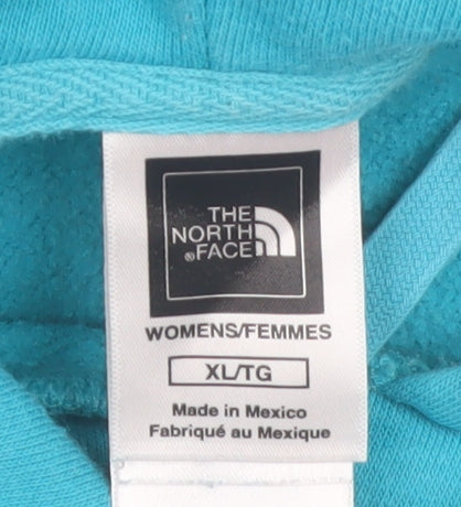 The North Face Women’s Blue Pullover Hoodie XL Cotton Blend