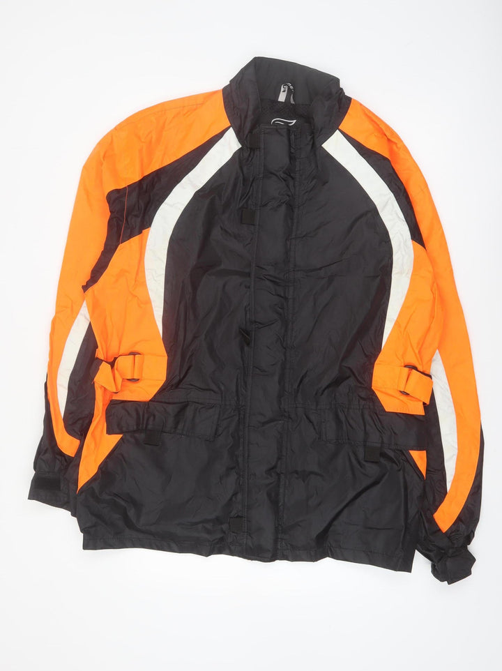 Fulmer Men's Orange Black XL Waterproof Reflective Motorcycle Jacket