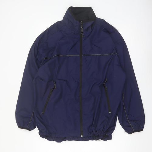 ProSpirit Men's Blue L Windbreaker Jacket Lightweight Zip Pockets