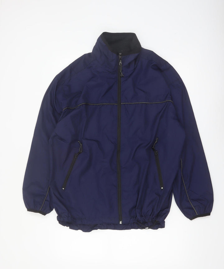 ProSpirit Men's Blue L Windbreaker Jacket Lightweight Zip Pockets