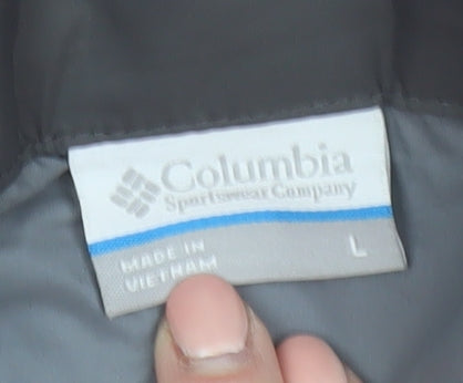 Columbia Men's Red Lightweight Windbreaker Jacket Size L