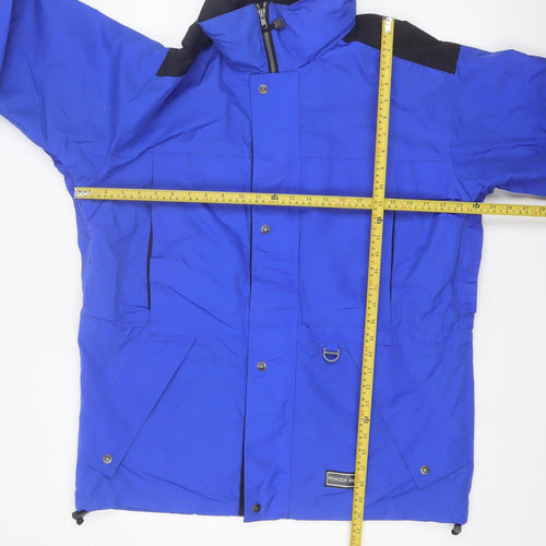 Powder Ridge Mens Blue Waterproof Ski Parka Jacket Size S