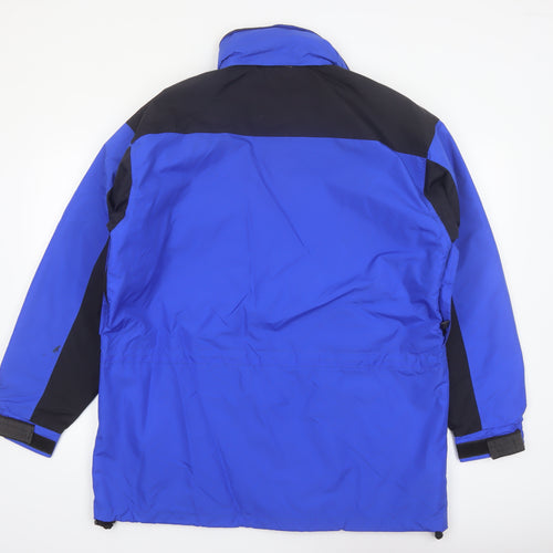 Powder Ridge Mens Blue Waterproof Ski Parka Jacket Size S