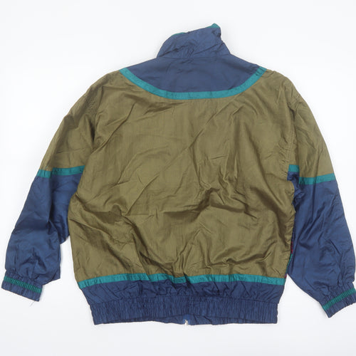 Active Stuff Men's Multicoloured 90s Nylon Windbreaker Jacket S