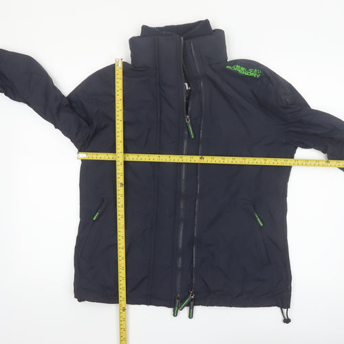 Superdry Women's Blue XL Softshell Jacket Full Zip Outdoor