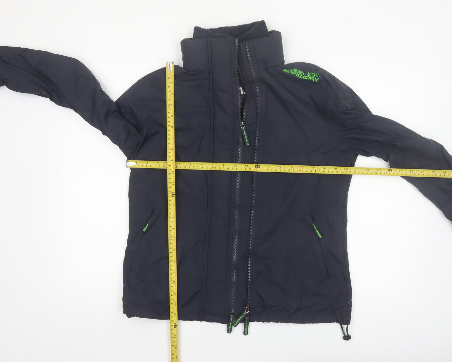 Superdry Women's Blue XL Softshell Jacket Full Zip Outdoor