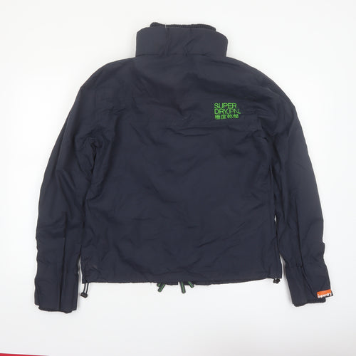 Superdry Women's Blue XL Softshell Jacket Full Zip Outdoor