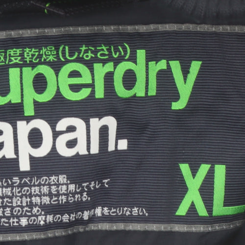 Superdry Women's Blue XL Softshell Jacket Full Zip Outdoor