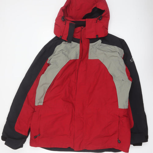 Pacific Trail Mens Red XL Waterproof Hooded Parka Jacket