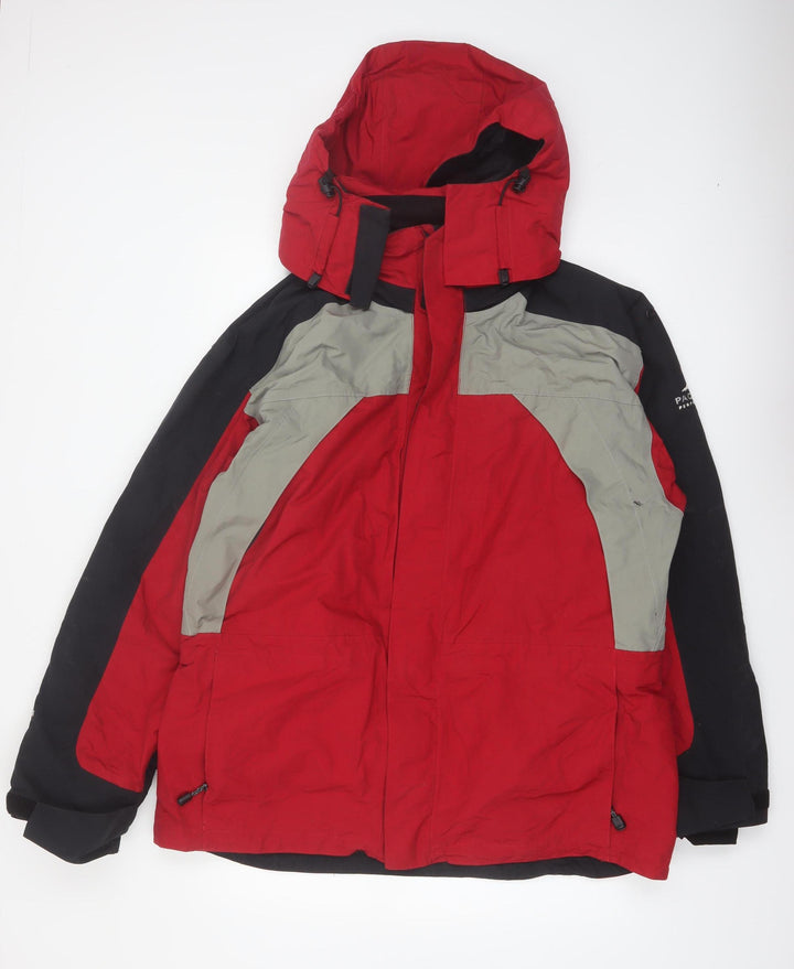 Pacific Trail Mens Red XL Waterproof Hooded Parka Jacket
