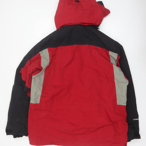 Pacific Trail Mens Red XL Waterproof Hooded Parka Jacket