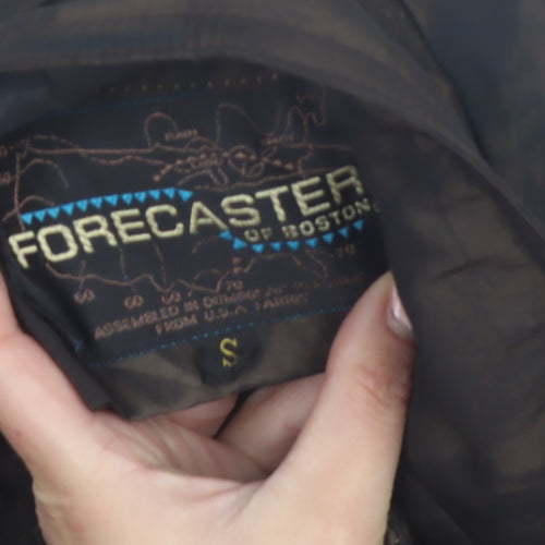 Forecaster of Boston Men's Brown Geometric Mid-Length Coat S