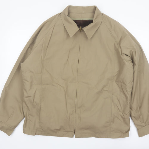 London Fog Men's Beige Water Resistant Zip Jacket Size 44 Regular
