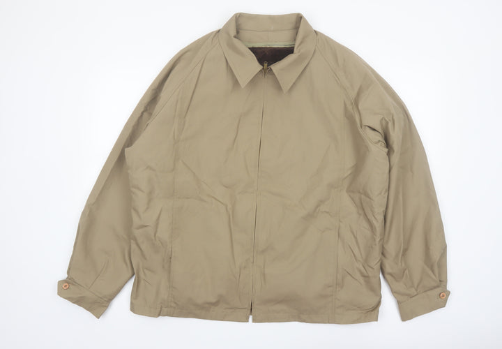 London Fog Men's Beige Water Resistant Zip Jacket Size 44 Regular