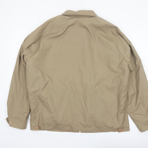 London Fog Men's Beige Water Resistant Zip Jacket Size 44 Regular