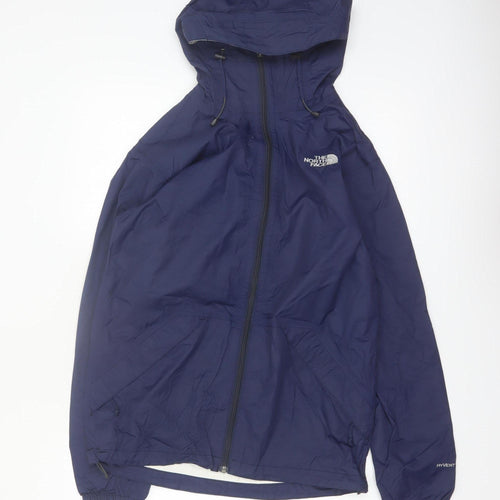 The North Face Men's Blue XS Windbreaker Hooded Jacket