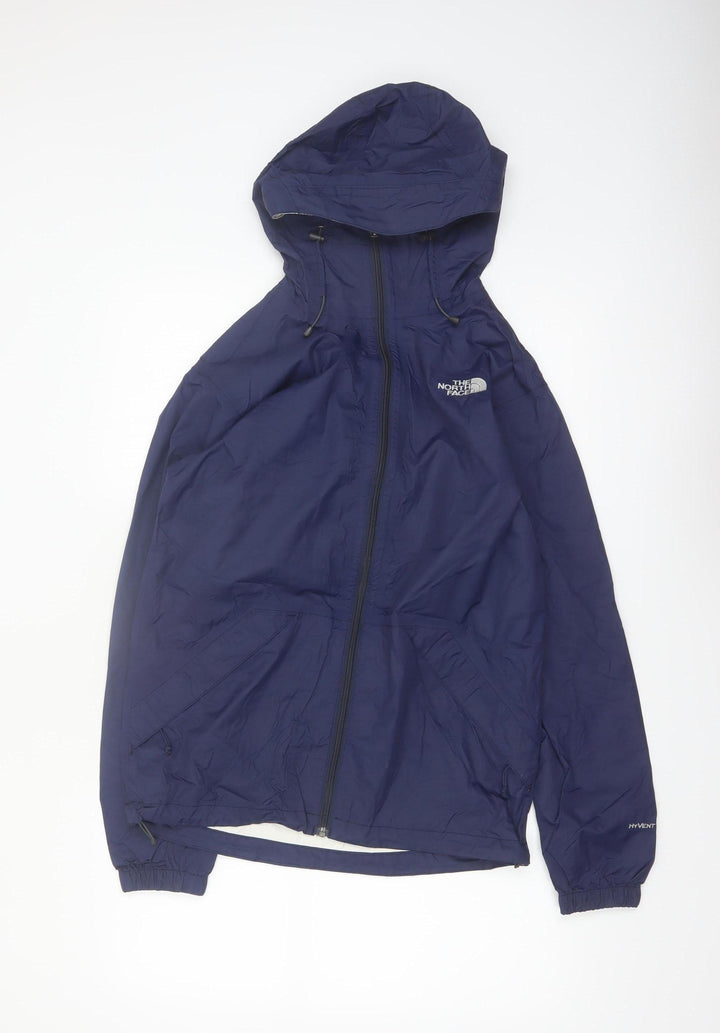 The North Face Men's Blue XS Windbreaker Hooded Jacket