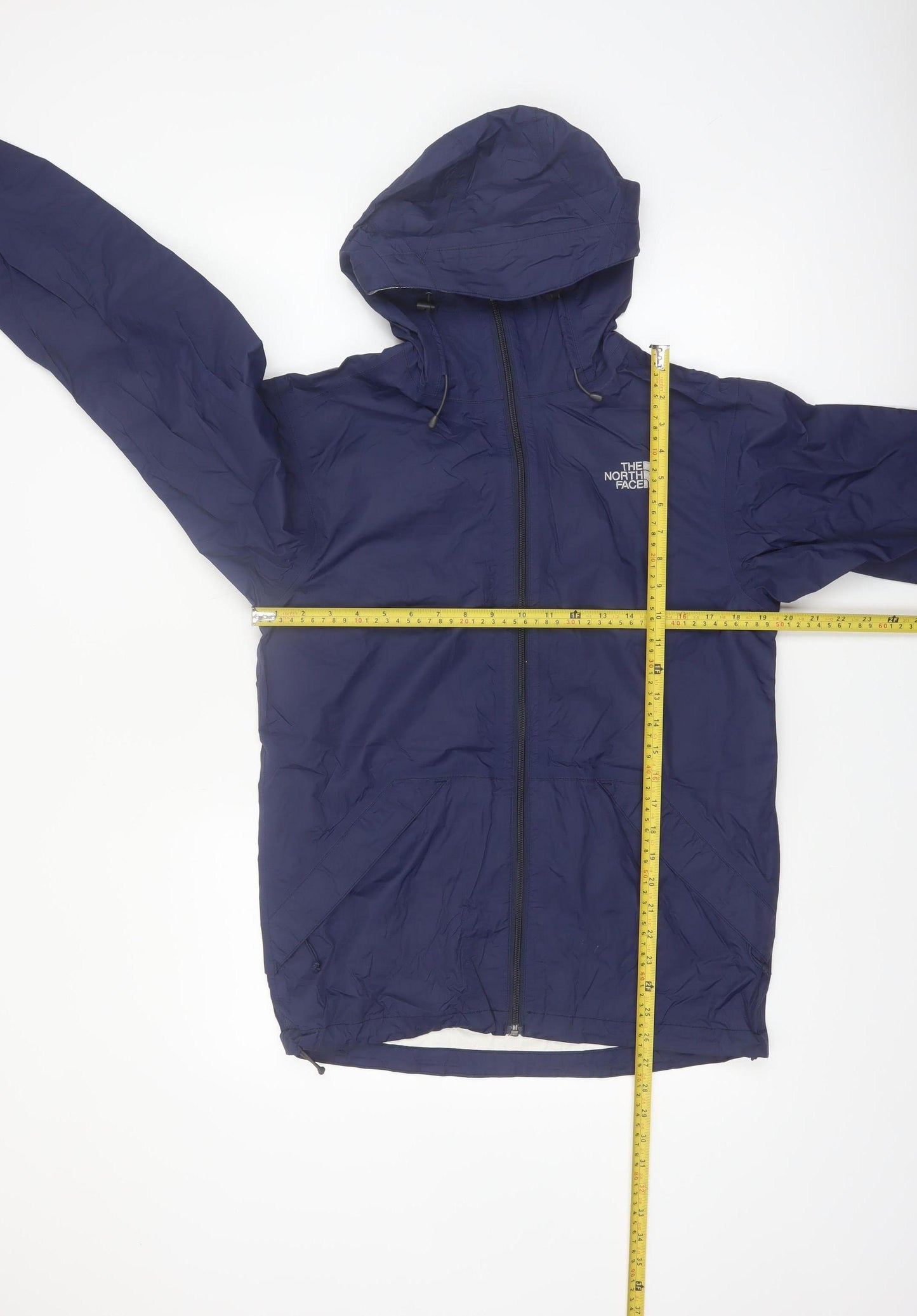 The North Face Men's Blue XS Windbreaker Hooded Jacket