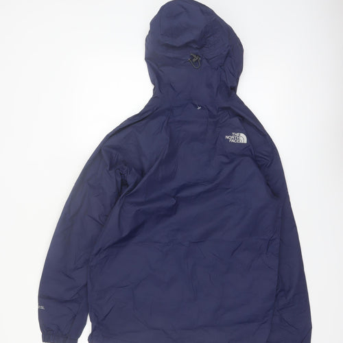 The North Face Men's Blue XS Windbreaker Hooded Jacket