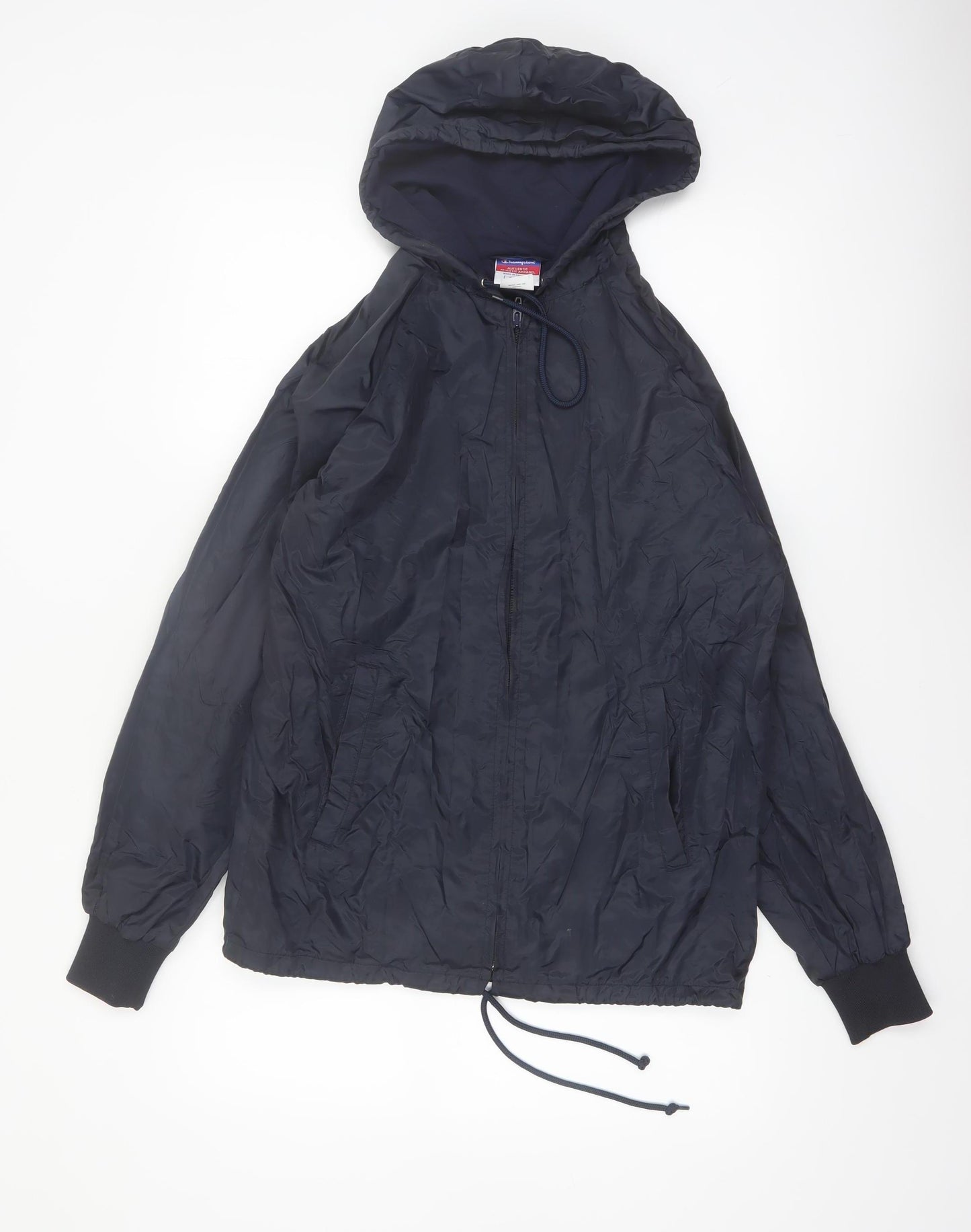 Champion Women's Blue S Hooded Windbreaker Jacket