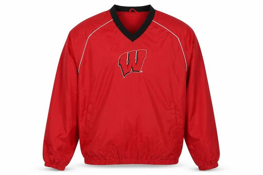 Front view of G-III Apparel Men’s Red 2XL Collegiate Windbreaker Jacket