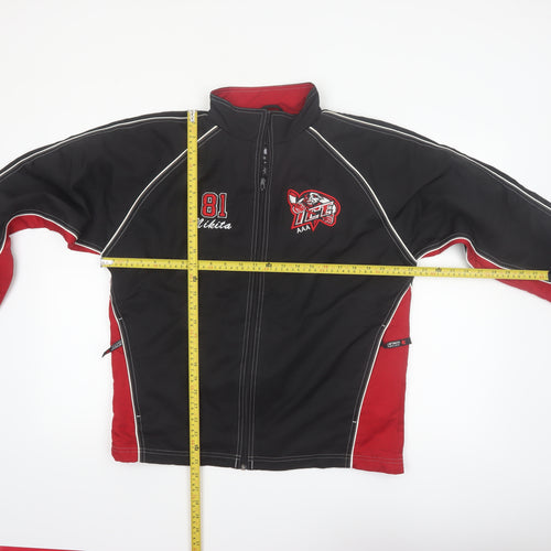Canada Sportswear Men’s Black Red Softshell Hockey Jacket Size S
