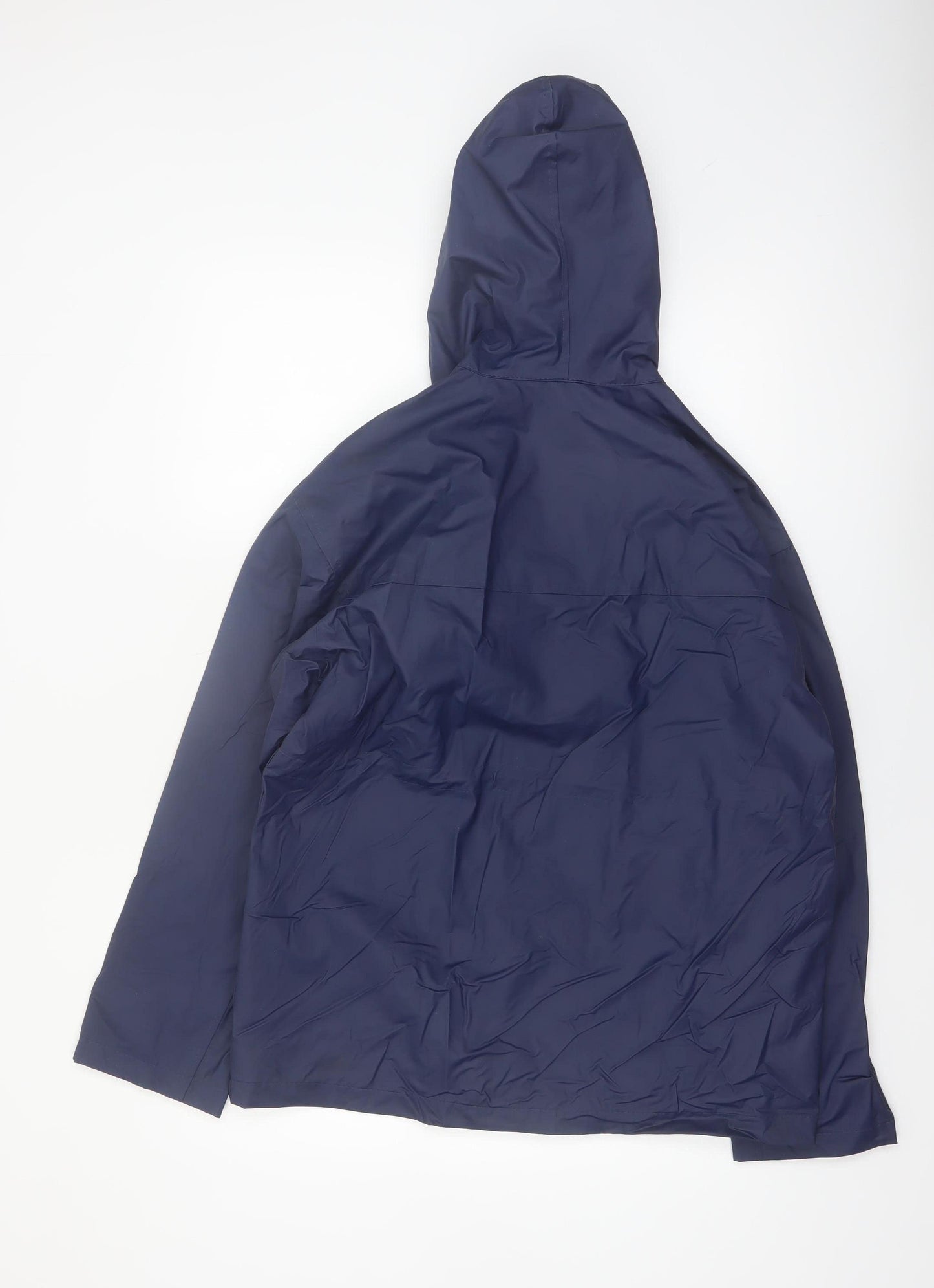 Misty Harbor Men’s Blue Waterproof Hooded Rain Coat S