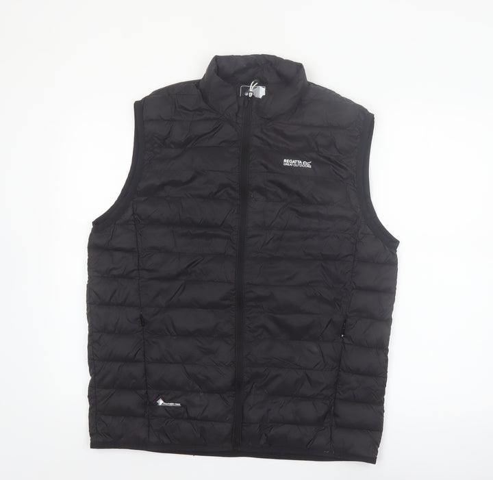 Regatta Men’s Black Puffer Waistcoat L Lightweight Insulated Outdoor