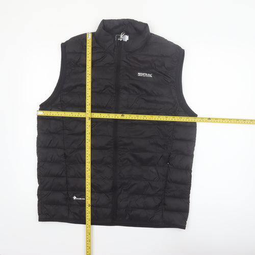 Regatta Men’s Black Puffer Waistcoat L Lightweight Insulated Outdoor