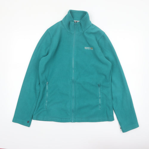 Regatta Women's Green Fleece Full Zip Jacket UK 12