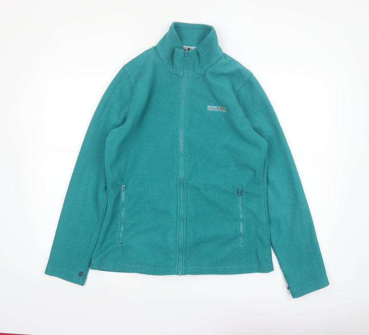 Regatta Women's Green Fleece Full Zip Jacket UK 12