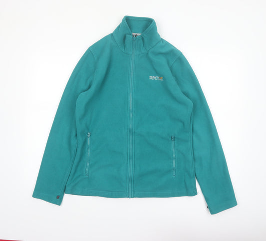 Regatta Women's Green Fleece Full Zip Jacket UK 12
