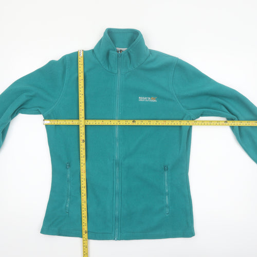 Regatta Women's Green Fleece Full Zip Jacket UK 12