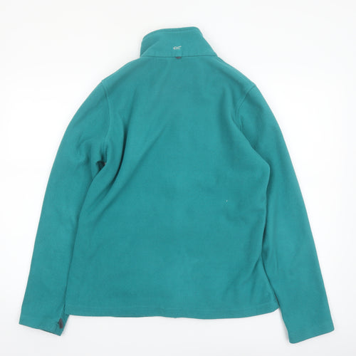 Regatta Women's Green Fleece Full Zip Jacket UK 12