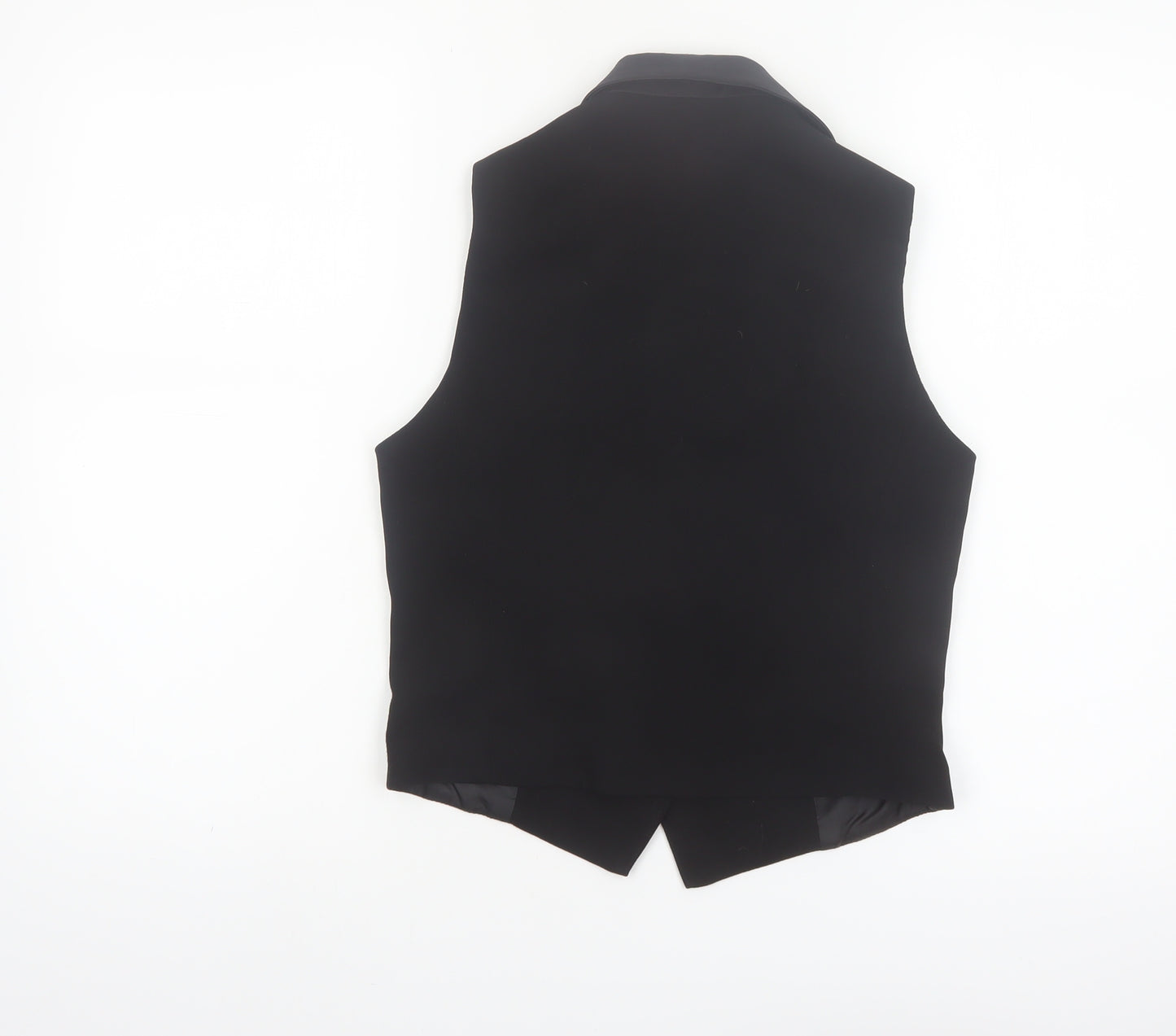 Amaranto Women Black Size 10 Classic Suit Waistcoat
