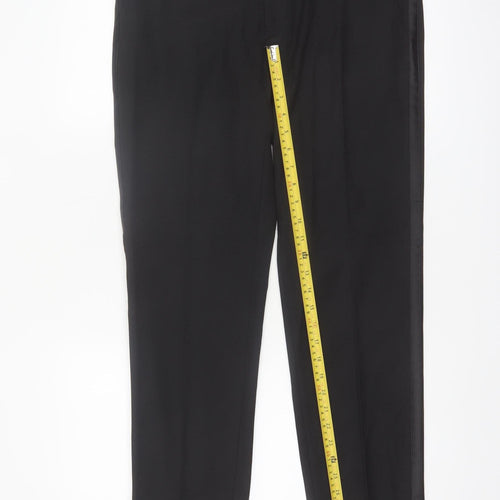 Marks and Spencer Men's Black Slim Fit Dress Pants 32S