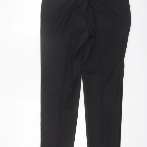 Marks and Spencer Men's Black Slim Fit Dress Pants 32S