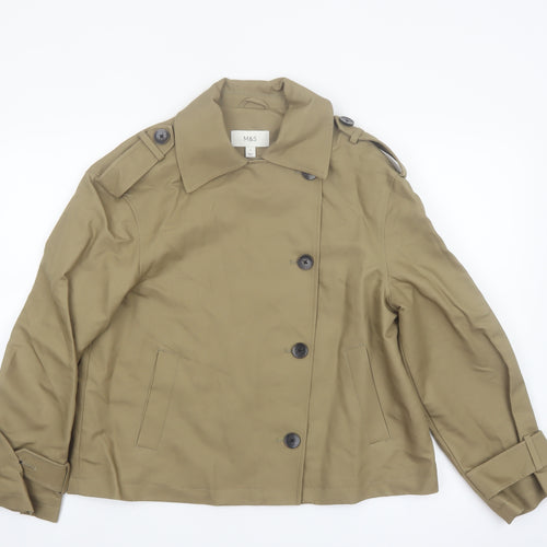 Marks and Spencer Women's Beige Size 8 Trench Jacket