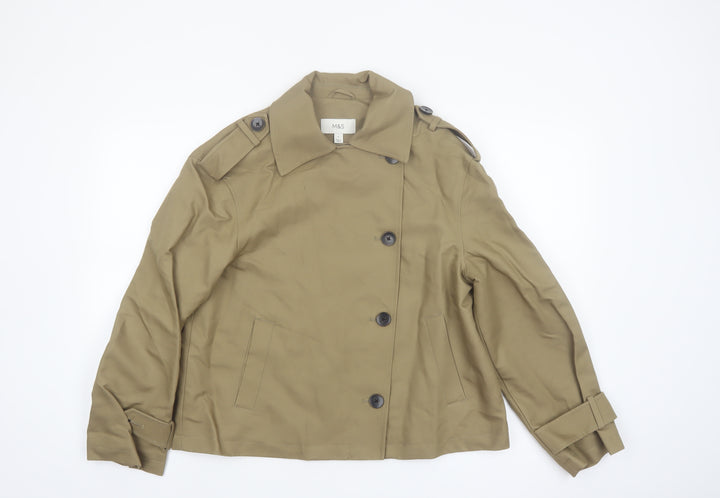Marks and Spencer Women's Beige Size 8 Trench Jacket
