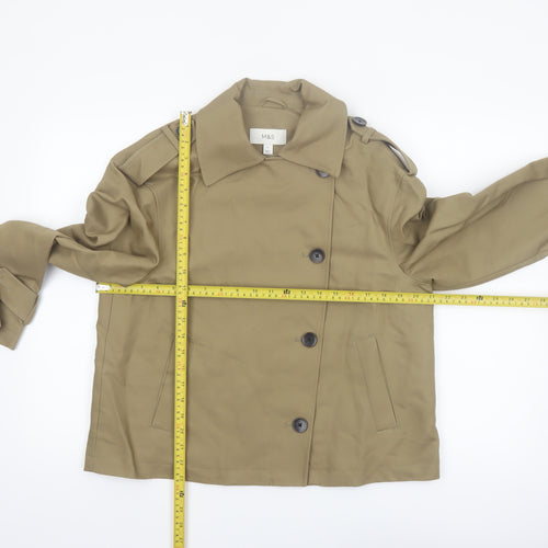 Marks and Spencer Women's Beige Size 8 Trench Jacket