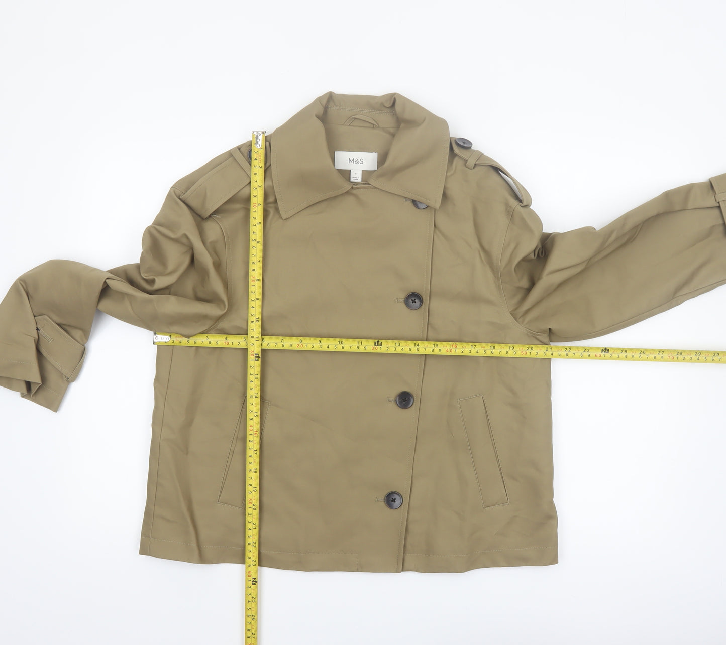 Marks and Spencer Women's Beige Size 8 Trench Jacket