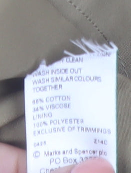 Marks and Spencer Women's Beige Size 8 Trench Jacket