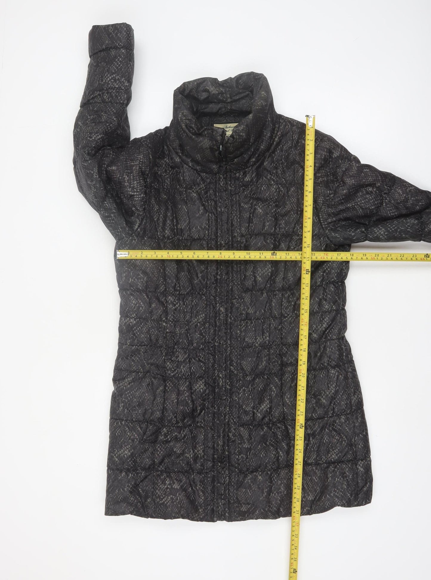 Store Twenty One Women's Black Quilted Long Puffer Coat Size 12