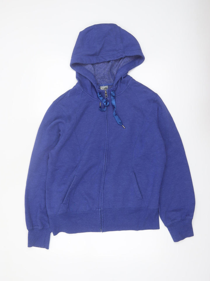 Champion Men's Blue XL Full Zip Hoodie Cotton Blend