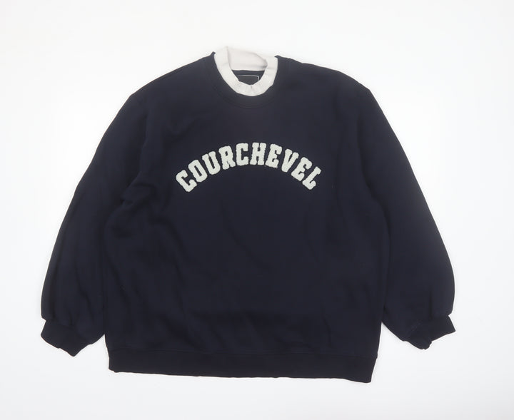 Threadbare Women's Navy Courchevel 3XL Pullover Sweatshirt