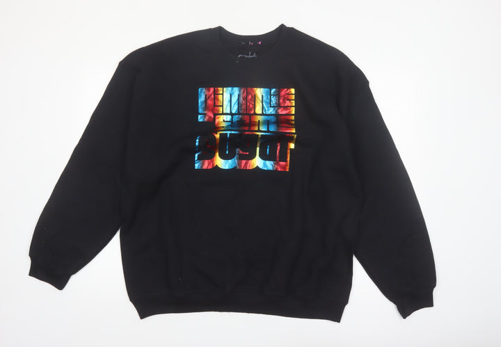 Candytopia Men's Black XL Pullover Graphic Print Sweatshirt