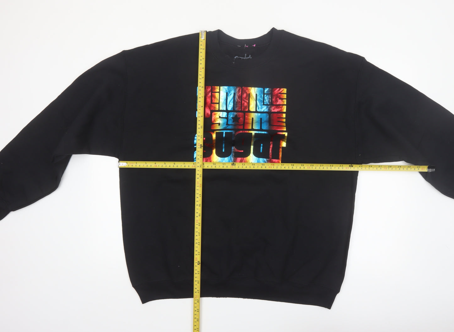 Candytopia Men's Black XL Pullover Graphic Print Sweatshirt