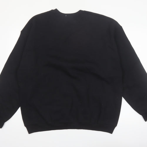 Candytopia Men's Black XL Pullover Graphic Print Sweatshirt