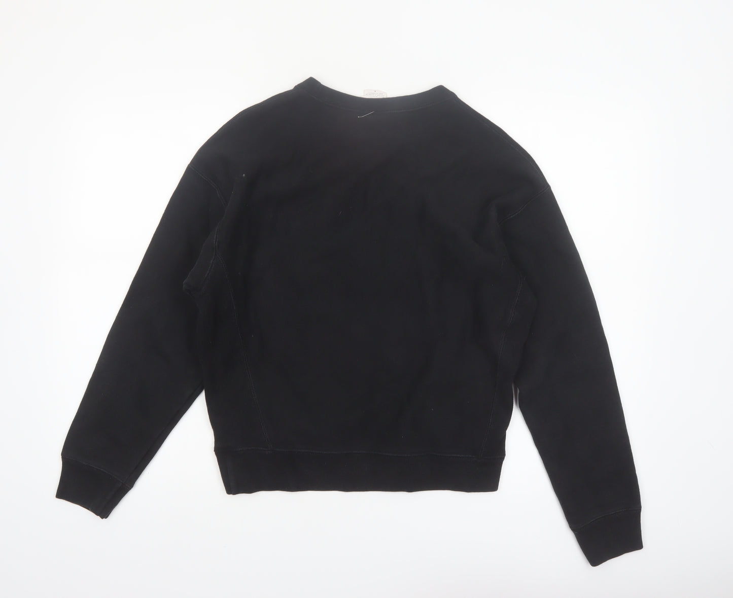 Champion Womens Black Medium Reverse Weave Pullover Sweatshirt