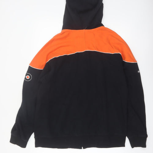 Reebok Men’s Black Full Zip Hoodie Large Philadelphia Flyers
